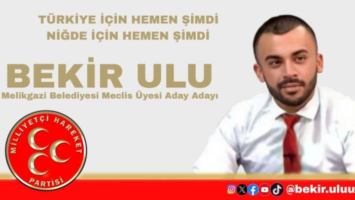 Engelli Milli Sporcu Bekir Ulu, MHP ile Melikgazi Belediye Meclis Üyeliği İçin Yola Çıktı: Hizmet ve İlgi Bir Arada!