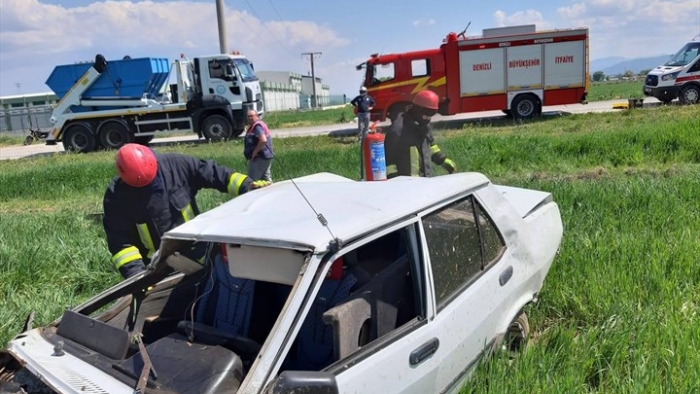 Denizlililer evinde, Büyükşehir itfaiye görevde