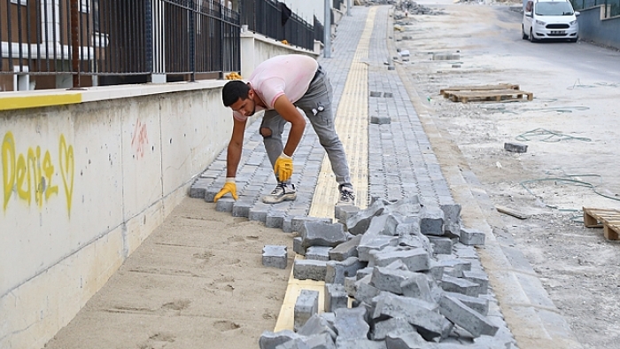 Edirne'de Yaya Kaldırımları Revize Ediliyor