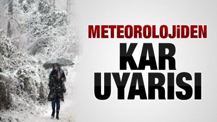 Meteoroloji'den Uyarı Kar Yağışları Bu Gece Geliyor