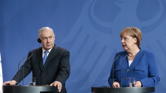 Netanyahu, Merkel'in İran'ın ateşlediği yeni mülteci krizinden uyardı