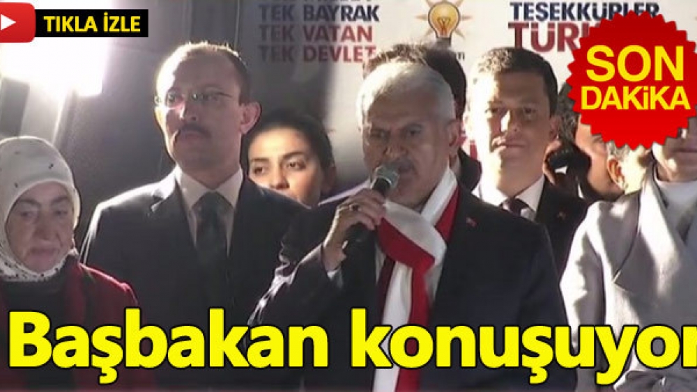 Türkiye Cumhuriyet'nin son başbakanı Binali Yıldırım'ın balkon konuşması