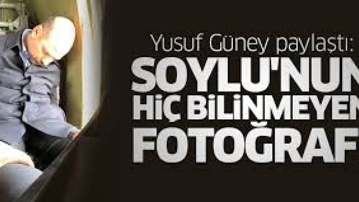 Yusuf Güney Süleyman Soylu fotoğrafı paylaştı