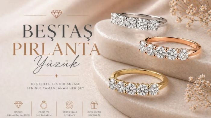 Beştaş Pırlanta Yüzük ile Anlamlı Bir Hediye veya Kişisel Mücevher Seçin