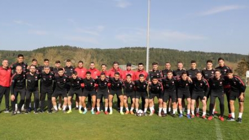 Ümit Milli Takım, Arnavutluk maçı hazırlıklarını sürdürdü